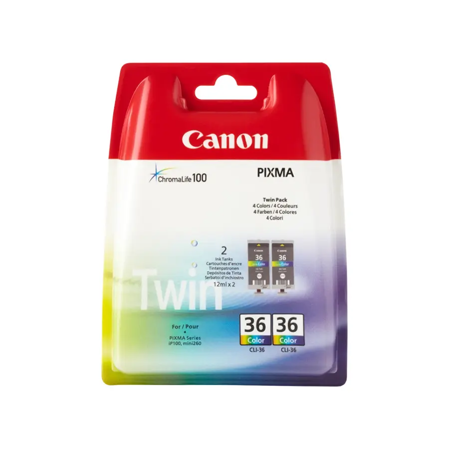 Original Canon CLI-36 Druckerpatronen Color Multipack (1511B025)