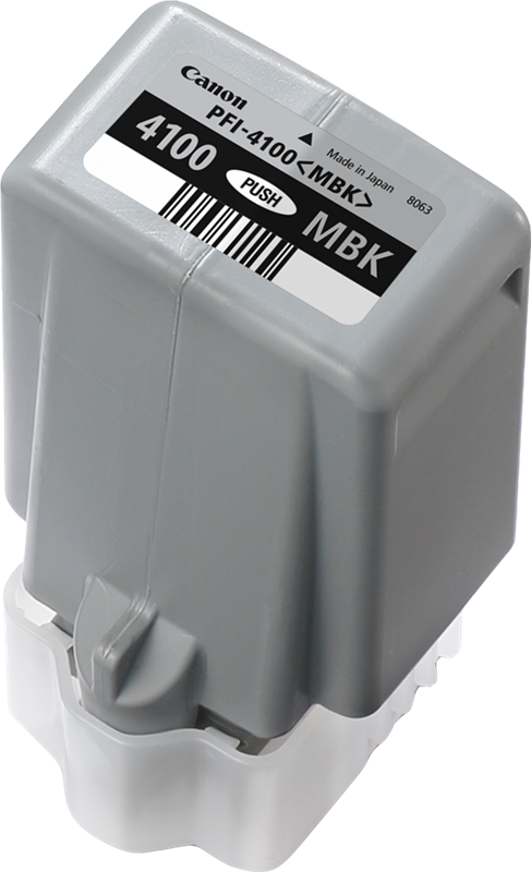 Original Canon PFI-4100mbk / 6776C001 Druckerpatrone Schwarz (Matt)