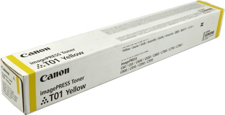 Original Canon T01 y / 8069B001 Toner Gelb