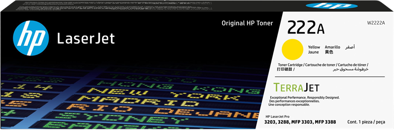 Original HP 222A / W2222A Toner Gelb