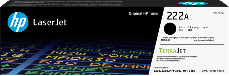 Original HP 222A / W2220A Toner Schwarz