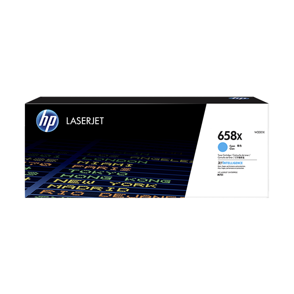 Original HP 658A (W2001A) Toner Cyan
