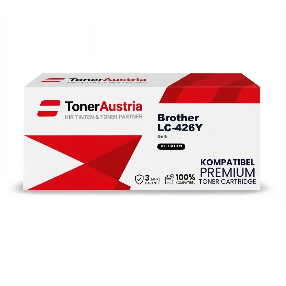 Kompatibel zu Brother LC-426Y Druckerpatrone Gelb