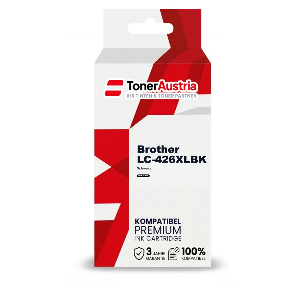 Kompatibel zu Brother LC-426XLBK Druckerpatrone Schwarz