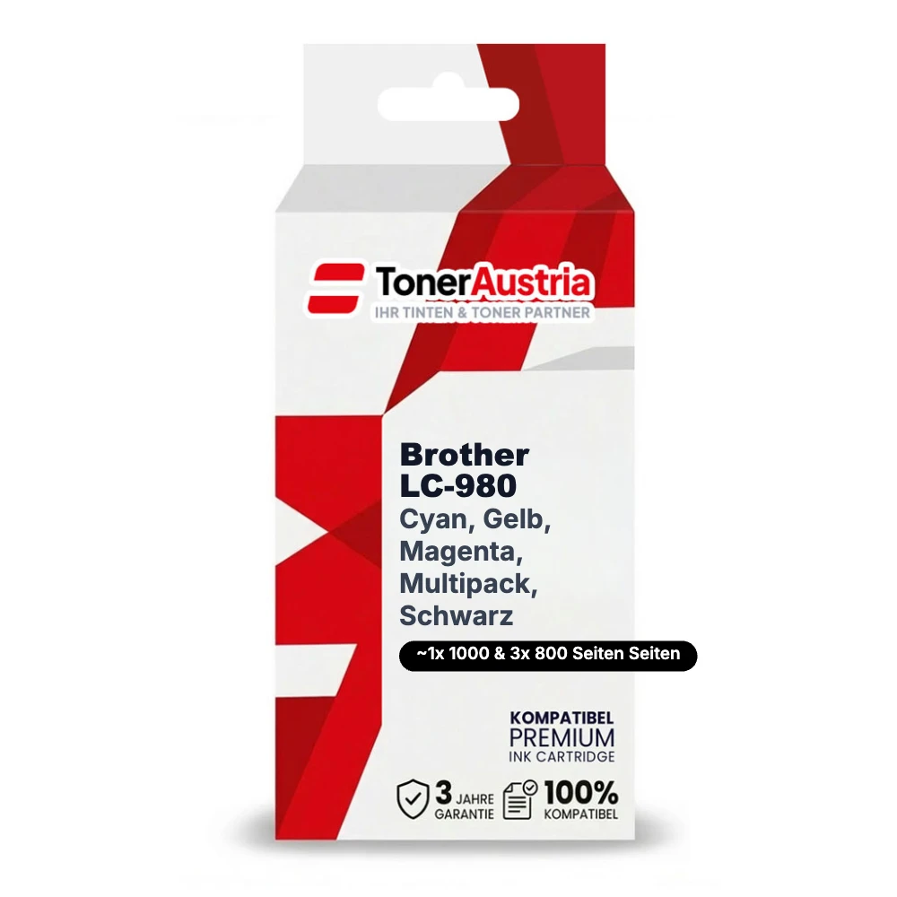 Kompatibel zu Brother LC-980 Tinten Spar-Set