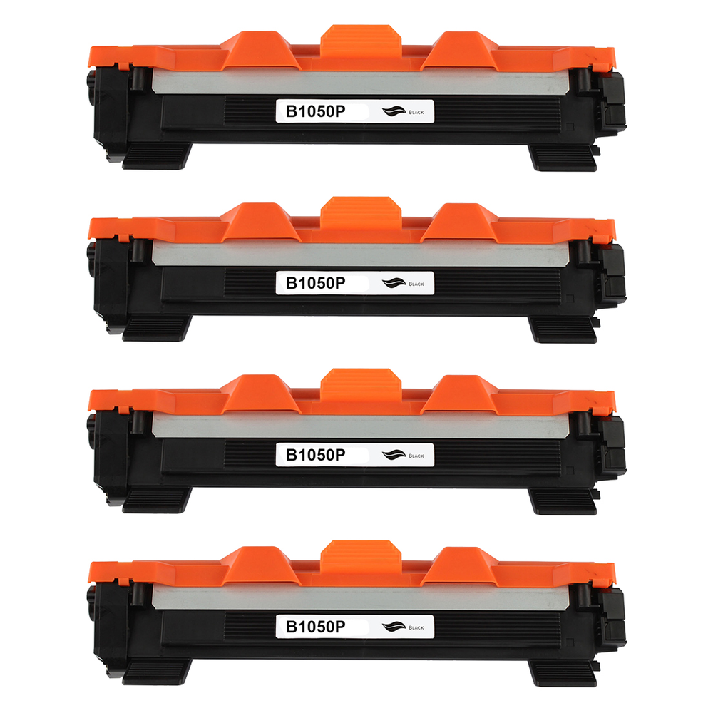 Kompatibel zu Brother TN-1050 Toner Schwarz Spar-Set (4 Stk.)