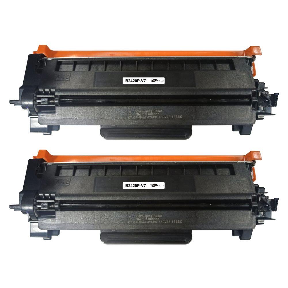 Kompatibel zu Brother TN-2420 Toner Black Spar-Set (2 Stk.)