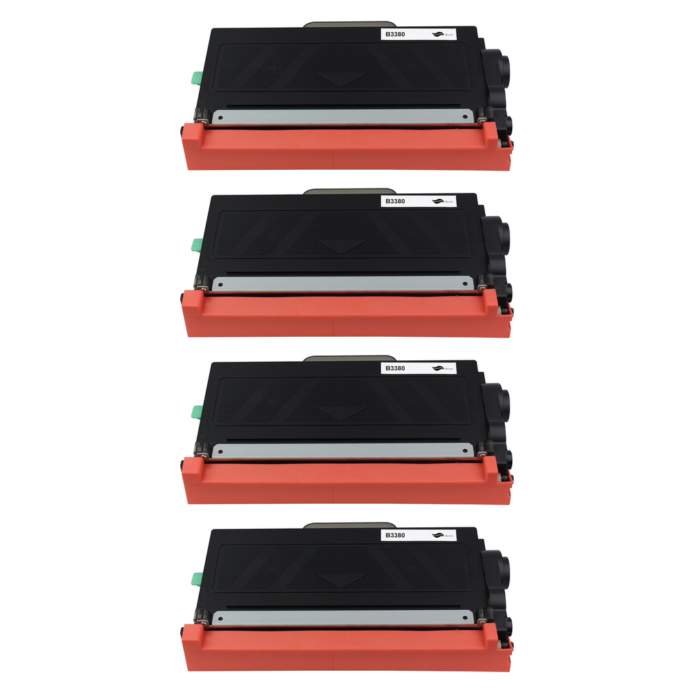 Kompatibel zu Brother TN-3380 Toner Schwarz  Spar-Set (4 Stk.)