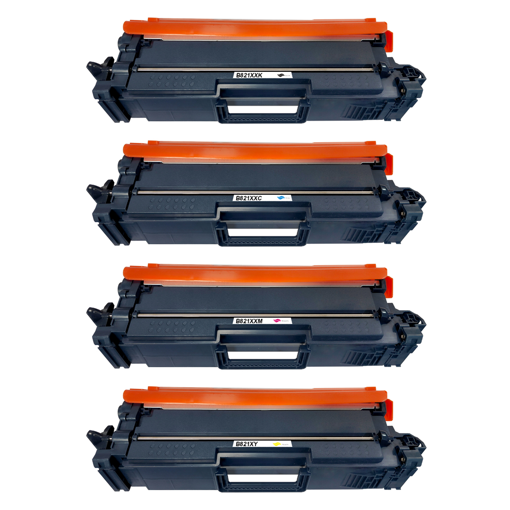Kompatibel zu Brother TN-821XXL Toner (821XXL) Spar-Set (4 Stk.)