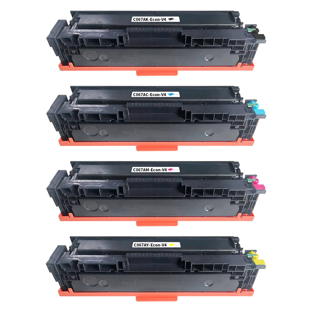 Kompatibel zu Canon 067H Toner  Spar Set (4 Stk.)