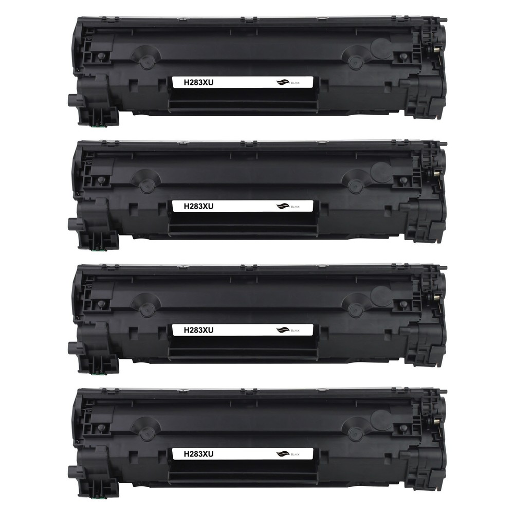 Kompatibel zu Canon 737 Toner Black Spar-Set (4 Stk.)