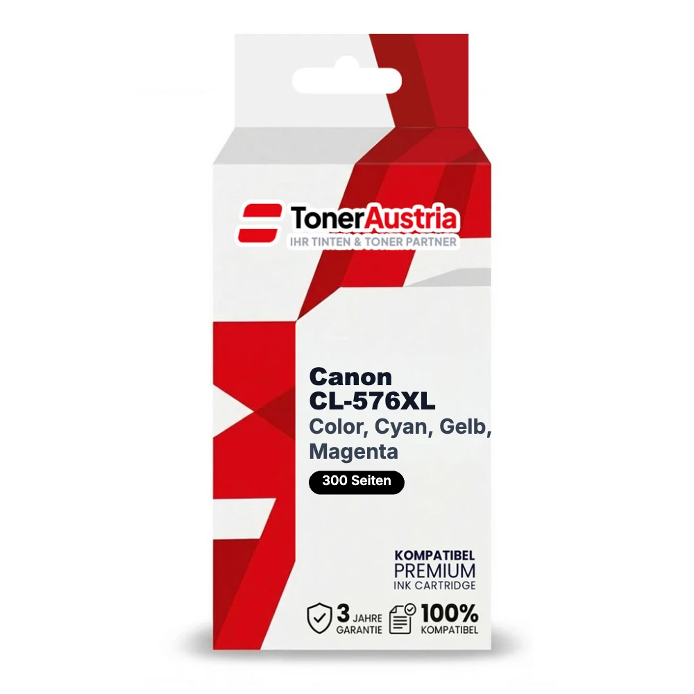 Kompatibel zu Canon CL-576XL Tintenpatrone mehrere Farben (5441C001)