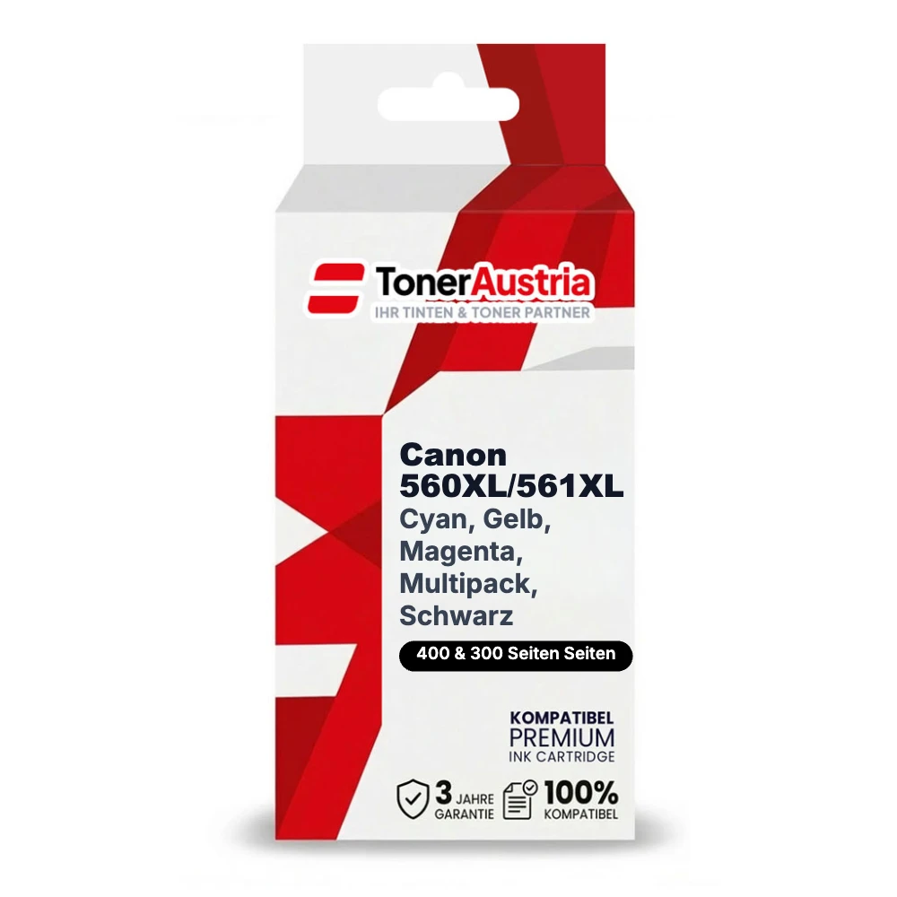 Kompatibel zu Canon PG-560XL/CL-561XL Druckerpatronen Spar-Set 2 Stk.