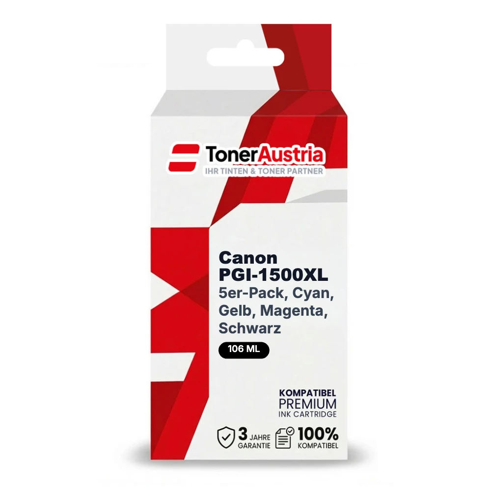 Kompatibel zu Canon PGI-1500 XL Tinten Spar-Set (5 Stk.)