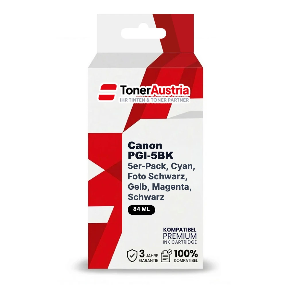Kompatibel zu Canon PGI-5/CLI-8 Tinten Spar-Set (5 Stk.)