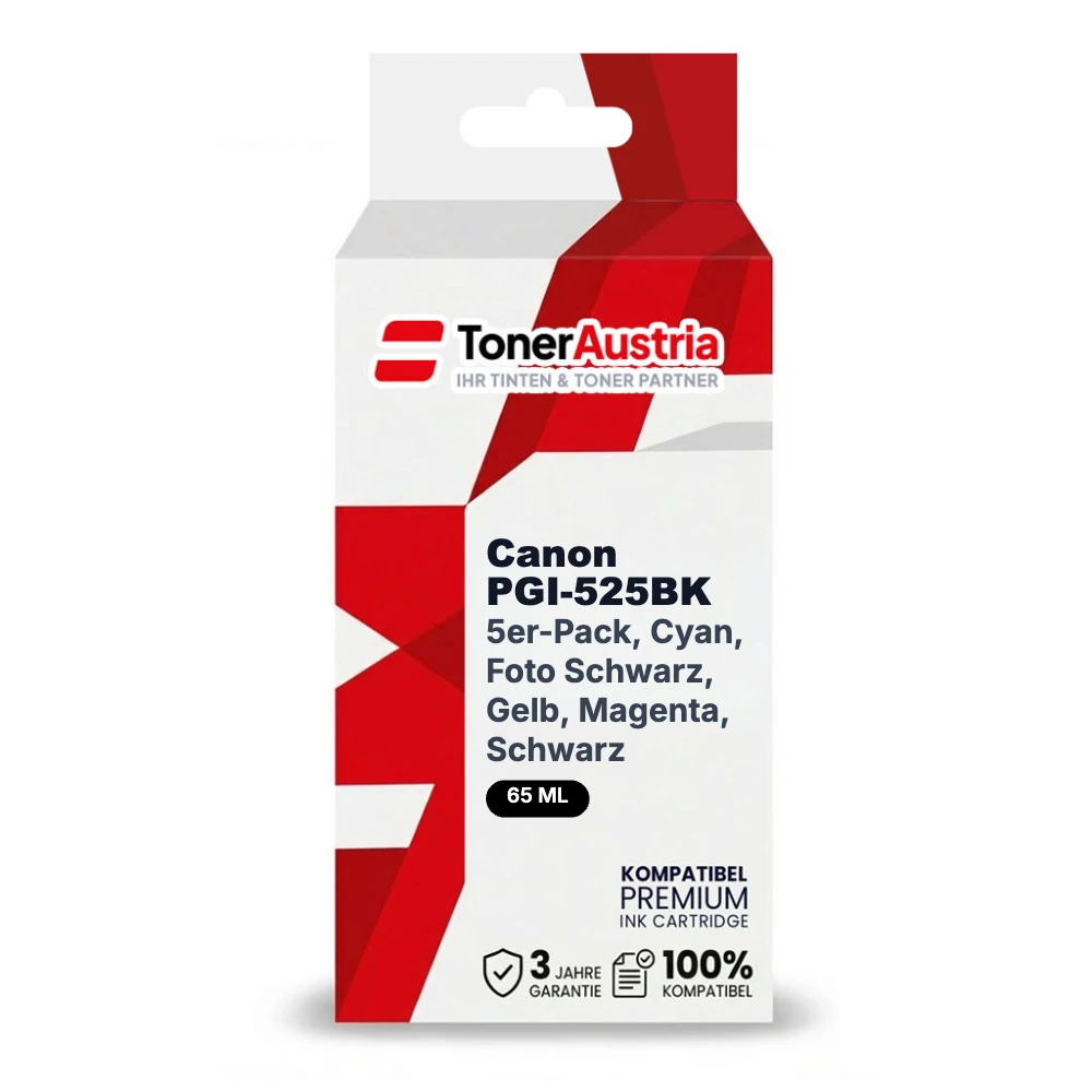 Kompatibel zu Canon PGI-525/CLI-526 Tinten Spar-Set (5 Stk.)