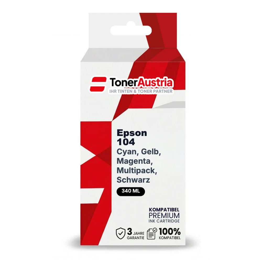 Kompatibel zu Epson 104 Nachfülltinte Spar-Set 4 Stk.