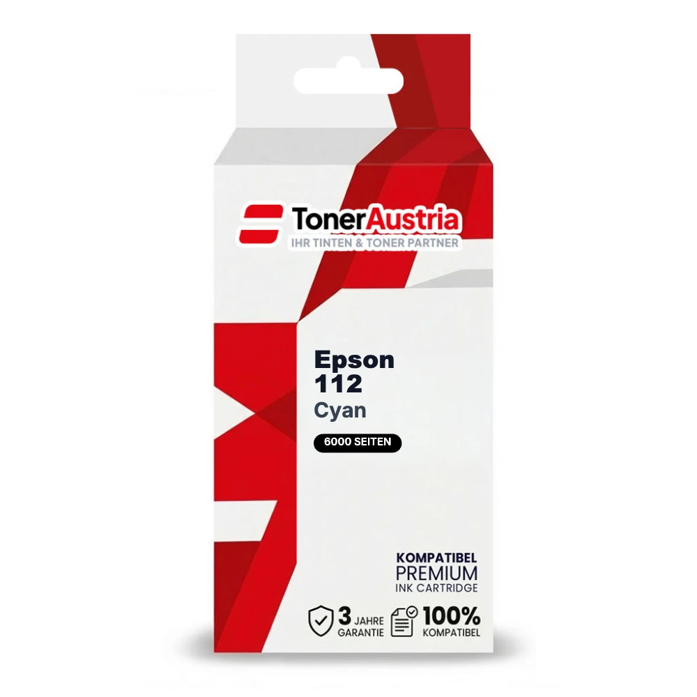 Kompatibel zu Epson 112 / C13T06C24A Druckerpatrone Cyan