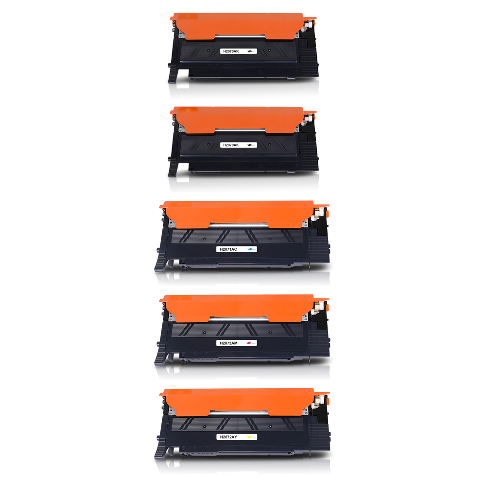 Kompatibel zu HP 117A (W2070A-W2073A) Toner Spar-Set (5 Stk.)