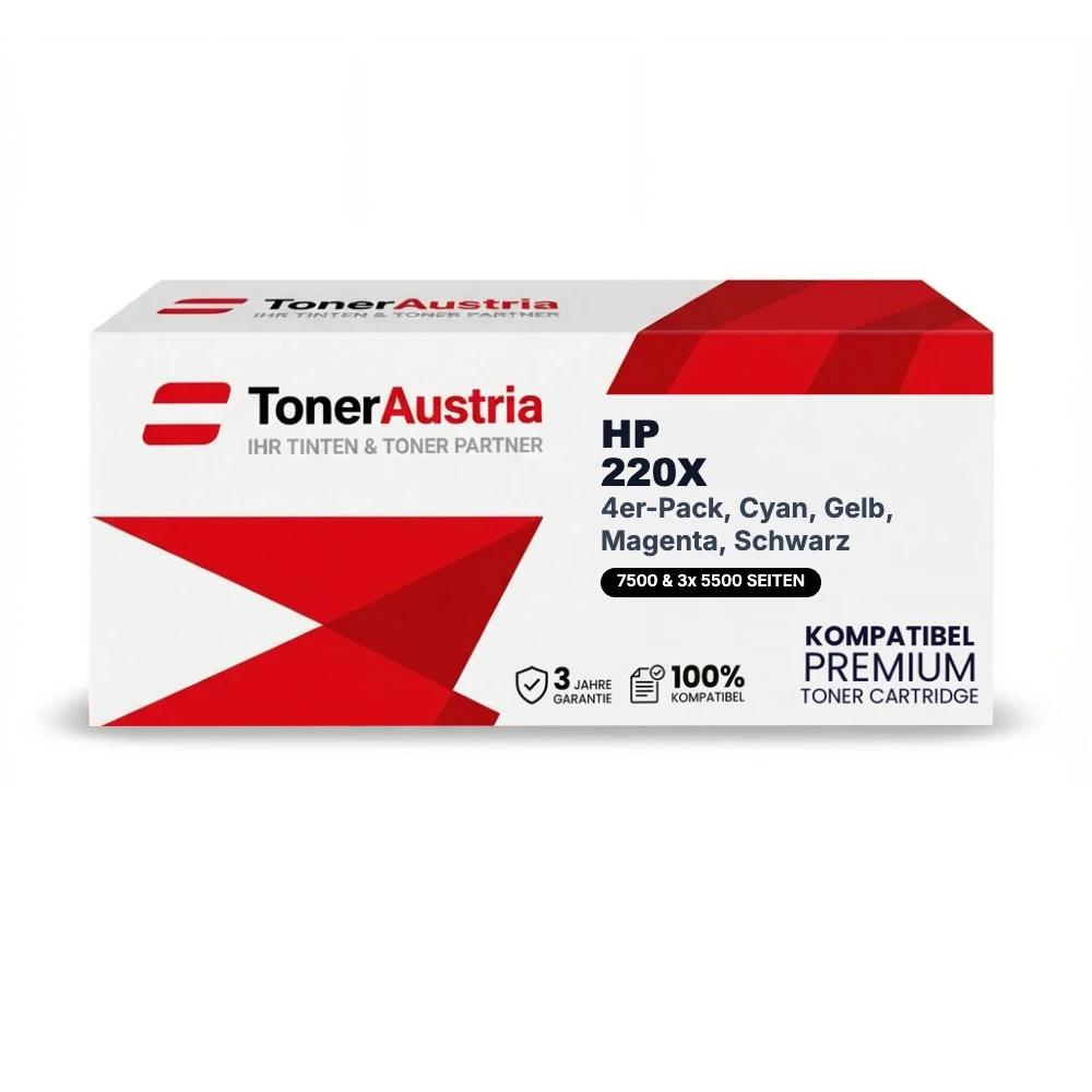 Kompatibel zu HP 220X Toner Spar-Set (4 Stk.)