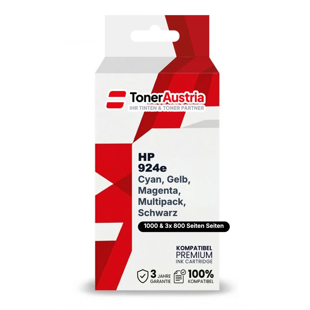 Kompatibel zu HP 924e Druckerpatrone (Spar-Set)