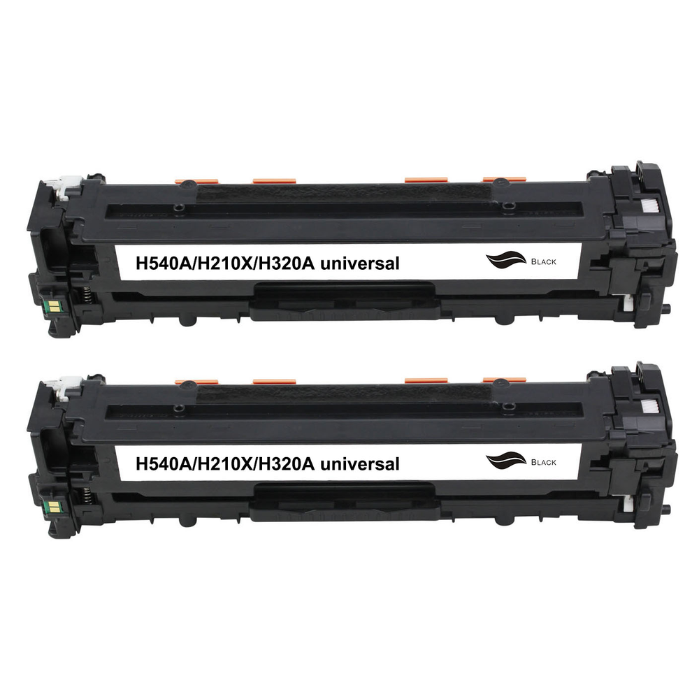Kompatibel zu HP CB540A / 125A Toner Black Spar-Set (2 Stk.)