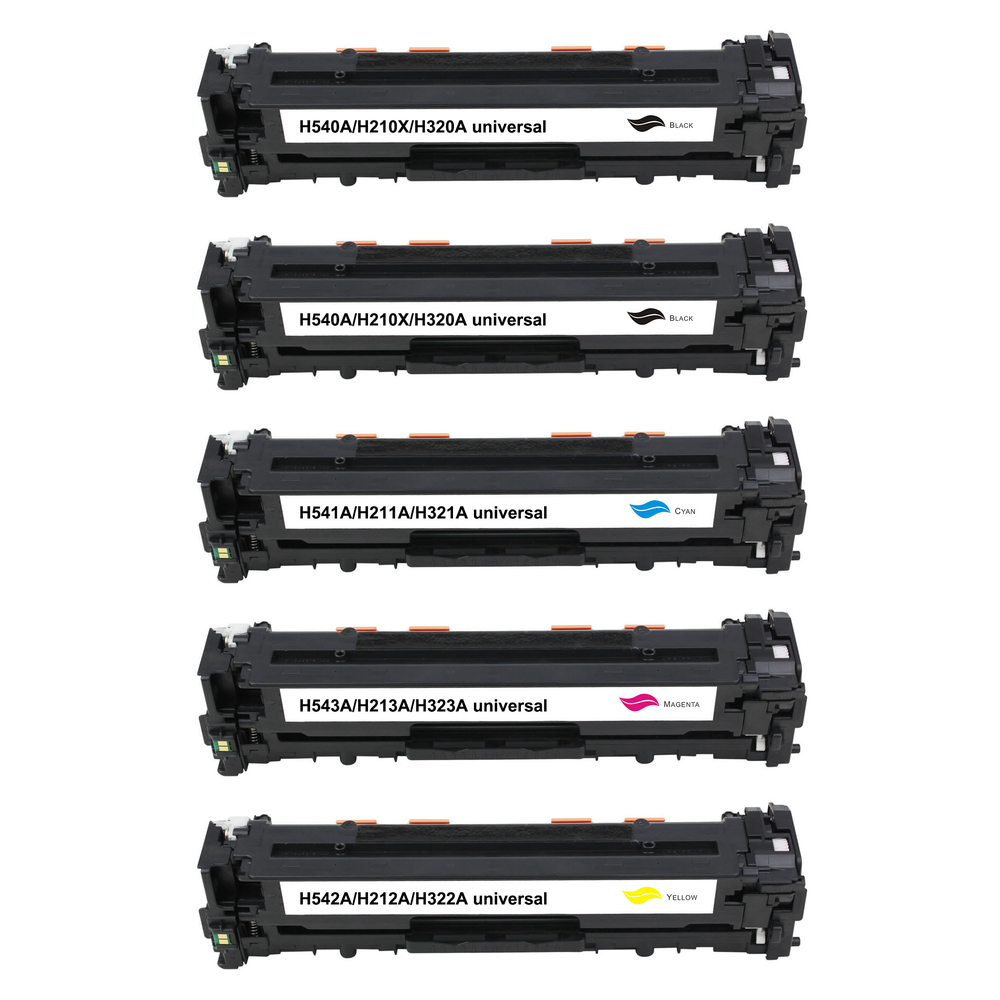 Kompatibel zu HP CB540A / 125A Toner Spar-Set (5 Stk.)