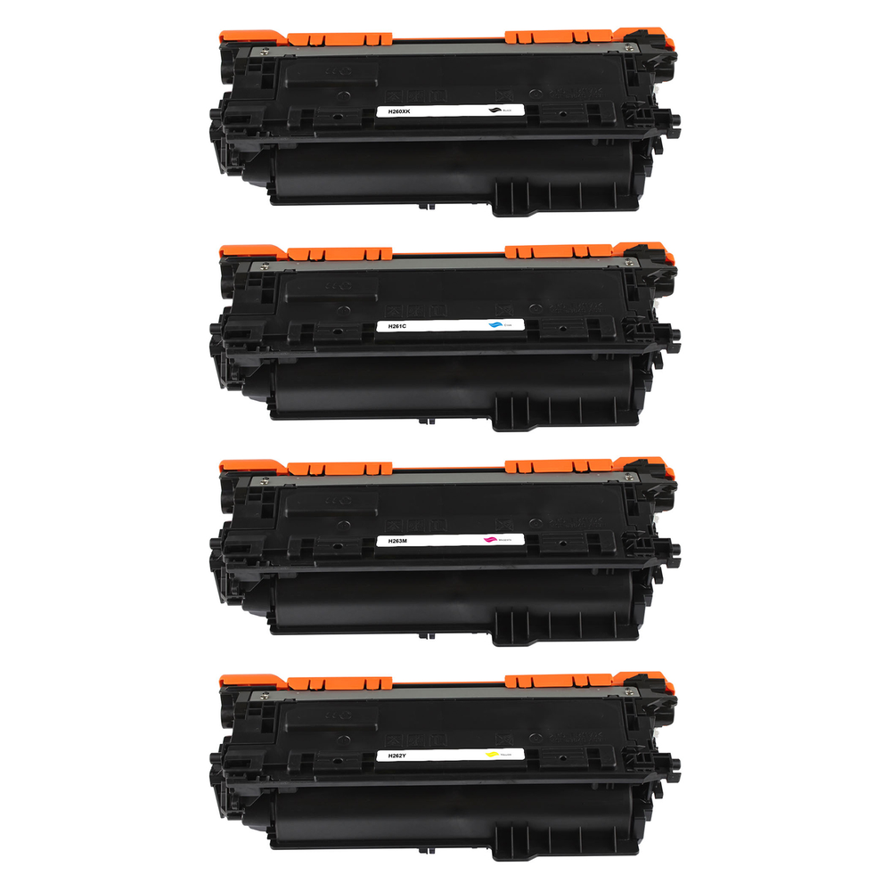 Kompatibel zu HP CE260X / 648A Toner Spar-Set (4 Stk.)