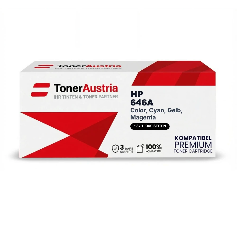 Kompatibel zu HP CF031A / 646A Toner Spar-Set (3 Stk.)