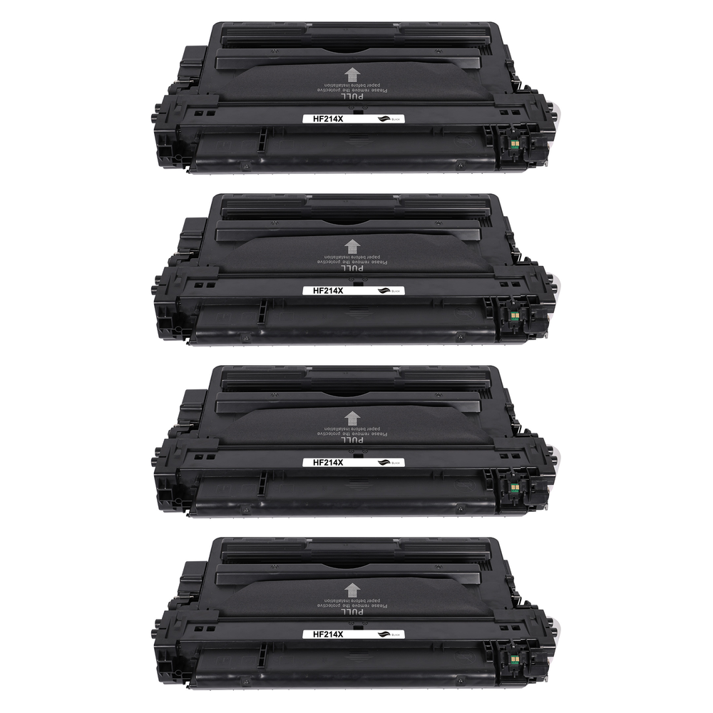 Kompatibel zu HP CF214X Toner Black Spar-Set (4 Stk.)