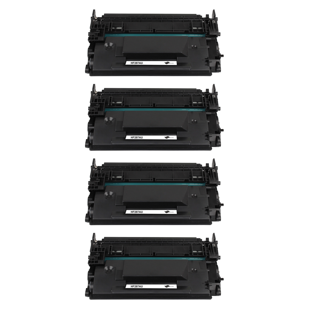 Kompatibel zu HP CF287A / 87A Toner Black Spar-Set (4 Stk.)