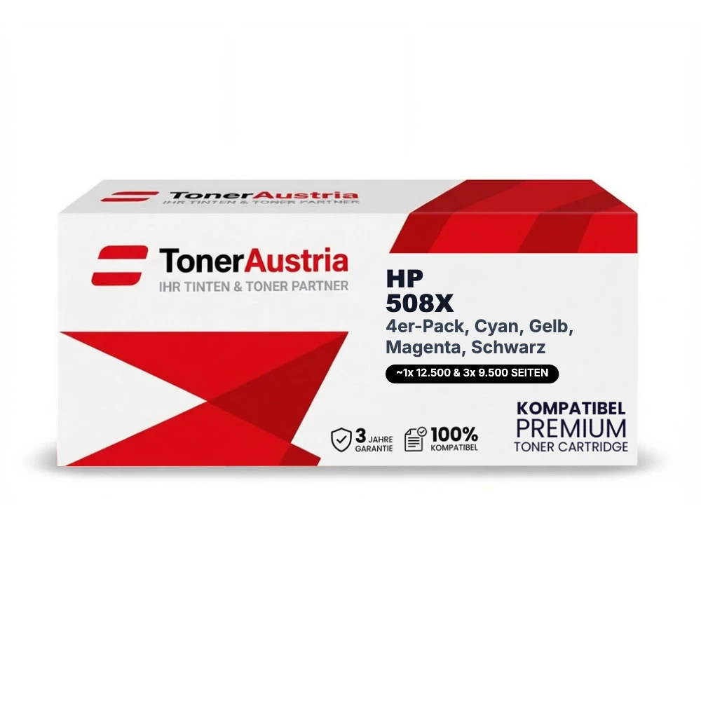 Kompatibel zu HP CF360X  / 508X Toner Spar-Set (4 Stk.)