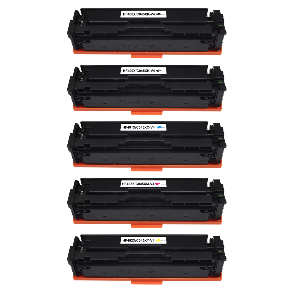 Kompatibel zu HP CF400X/201X - CF400A/201A Toner Spar-Set (5 Stk.)