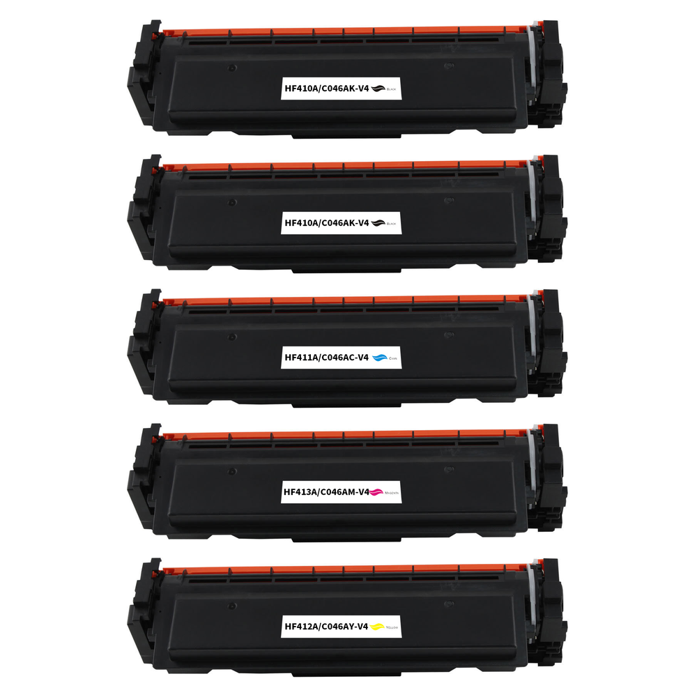 Kompatibel zu HP CF410A / 410A Toner Spar-Set (5 Stk.)