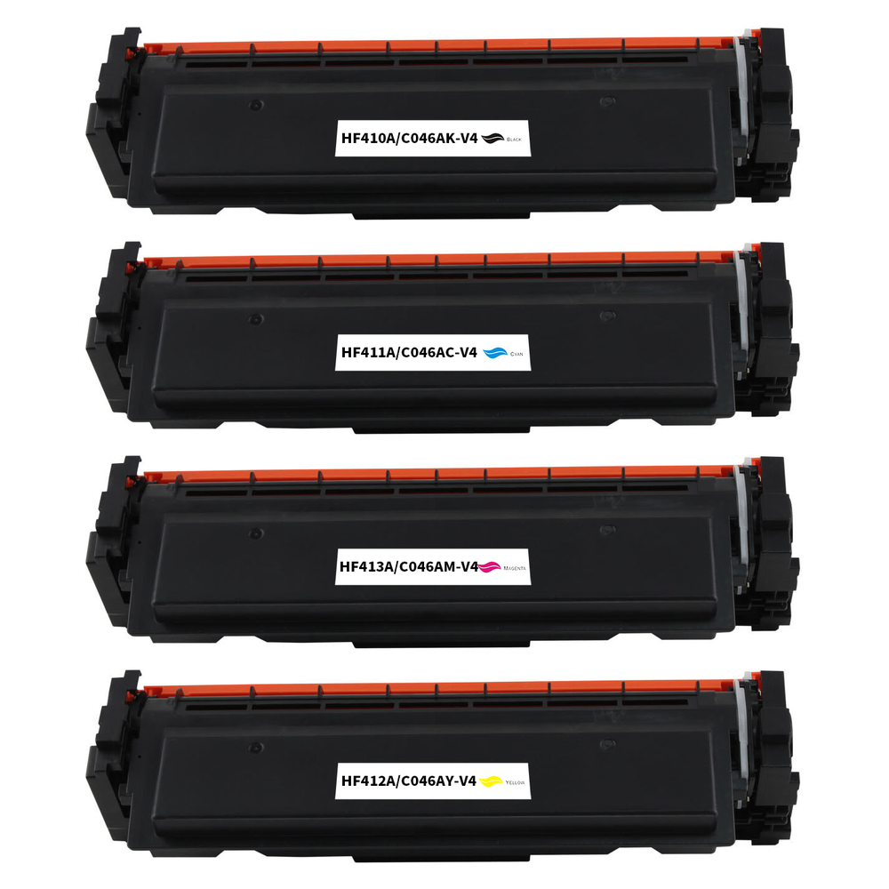 Kompatibel zu HP CF410X / 410X Toner Spar-Set (4 Stk.)