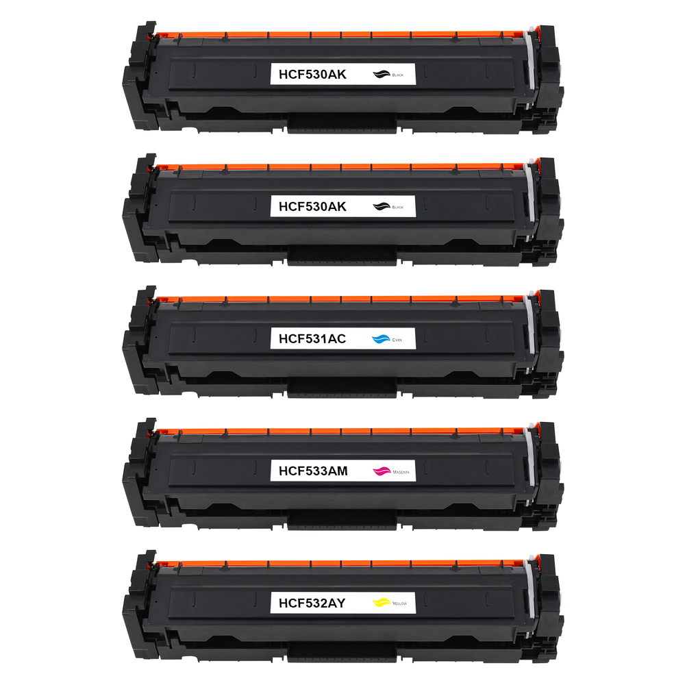 Kompatibel zu HP CF530A / 205A Toner Spar-Set (5 Stk.)