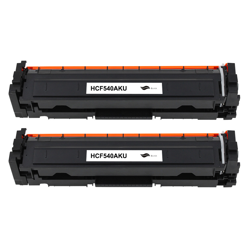 Kompatibel zu HP CF540X/203X - CF540A/203A Toner Black Spar Set (2 Stk.)