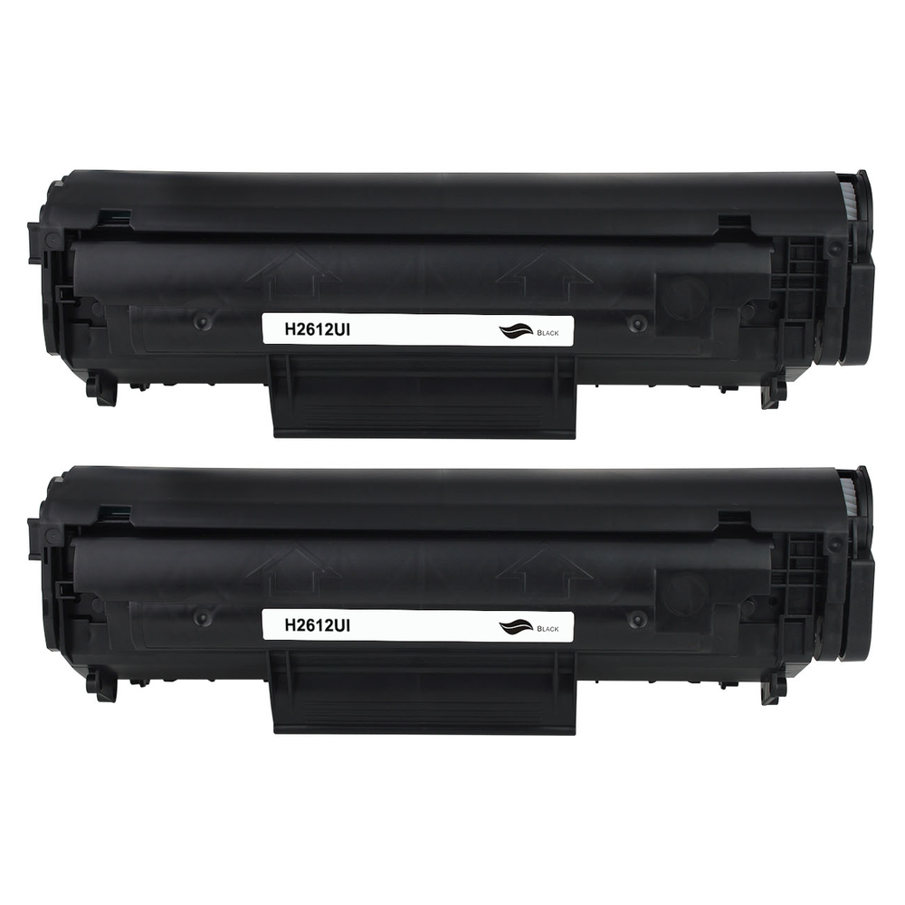 Kompatibel zu HP Q2612X Toner Black Spar-Set (2 Stk.)