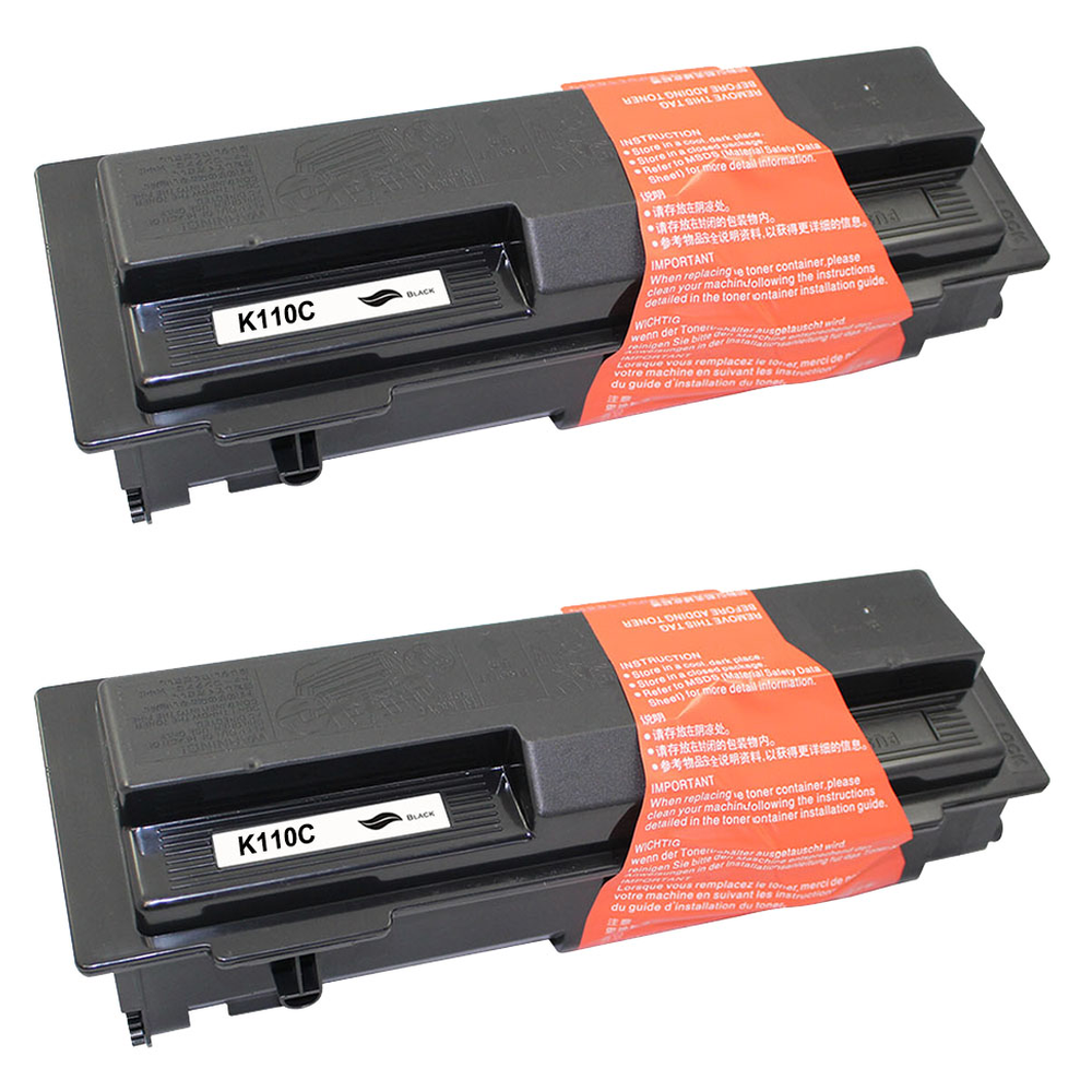 Kompatibel zu Kyocera TK-110 Toner Black Spar-Set 2 Stk.