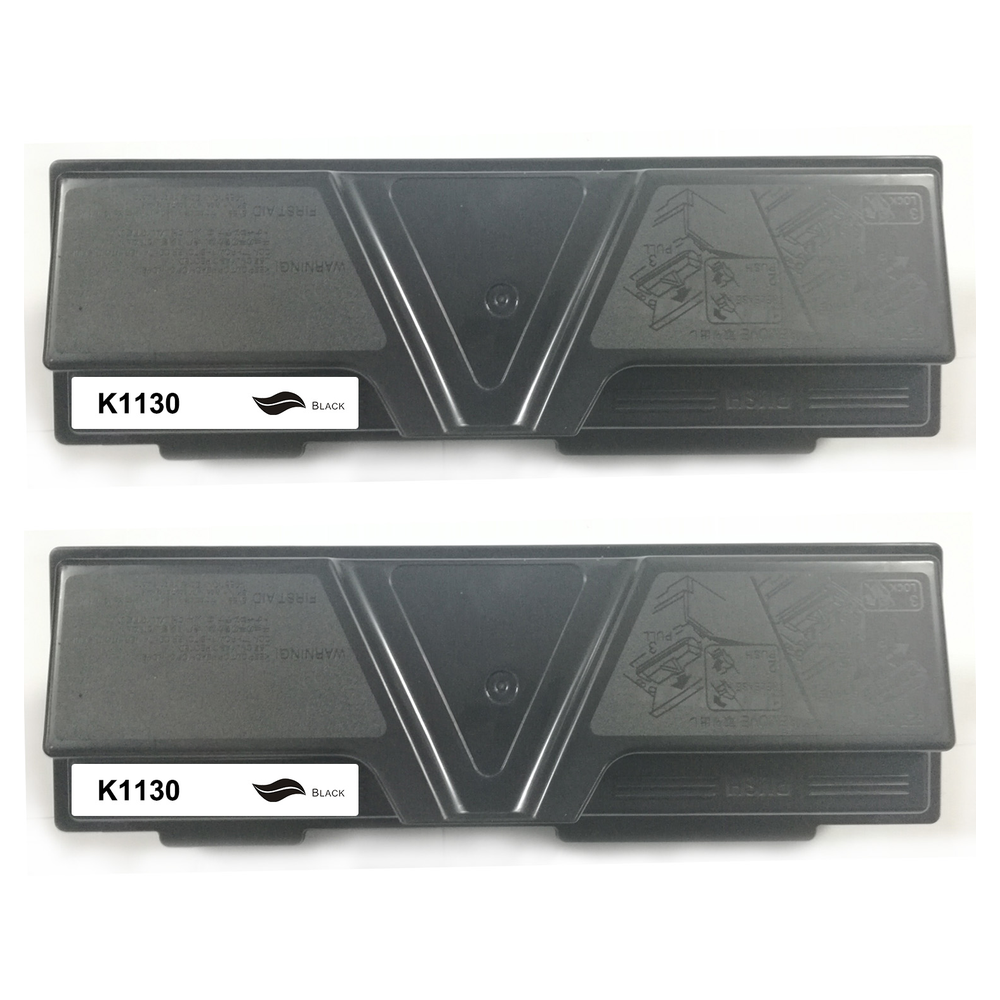 Kompatibel zu Kyocera TK-1130 Toner Black Spar-Set 2 Stk.