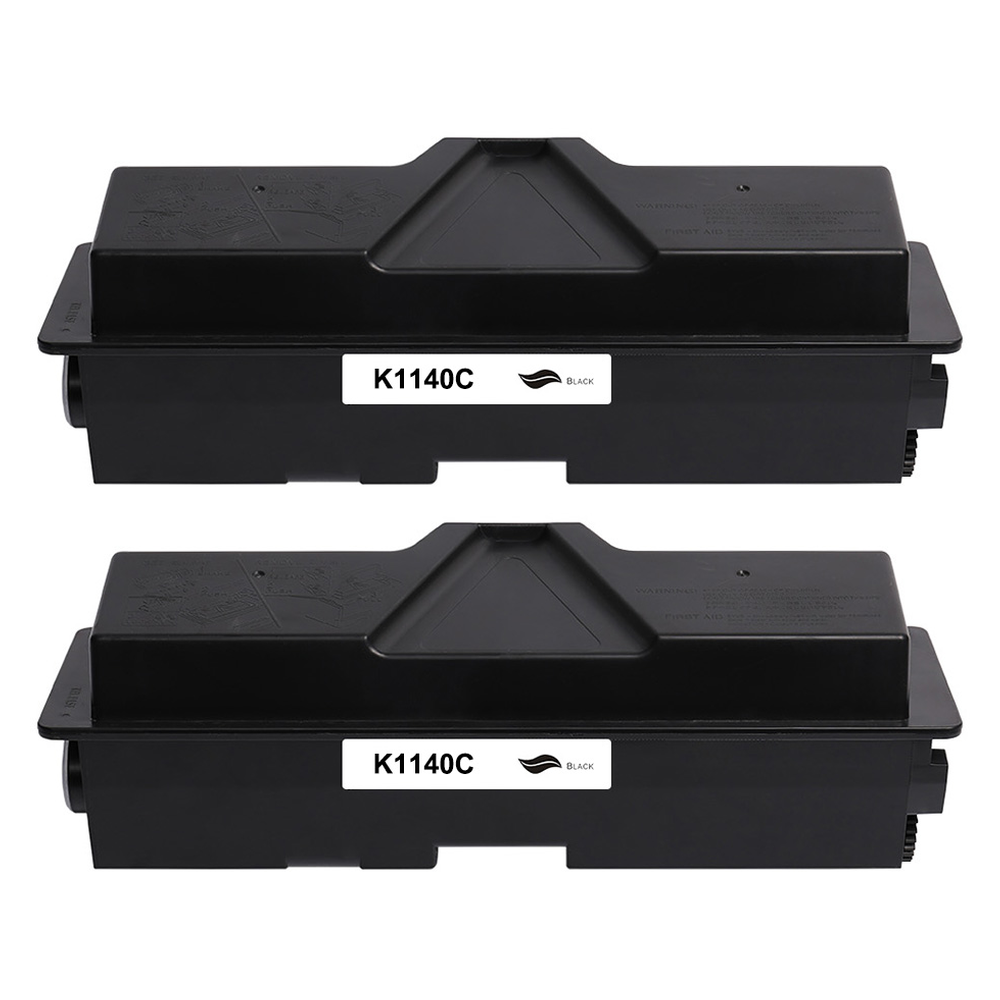 Kompatibel zu Kyocera TK-1140 Toner Black Spar-Set 2 Stk.