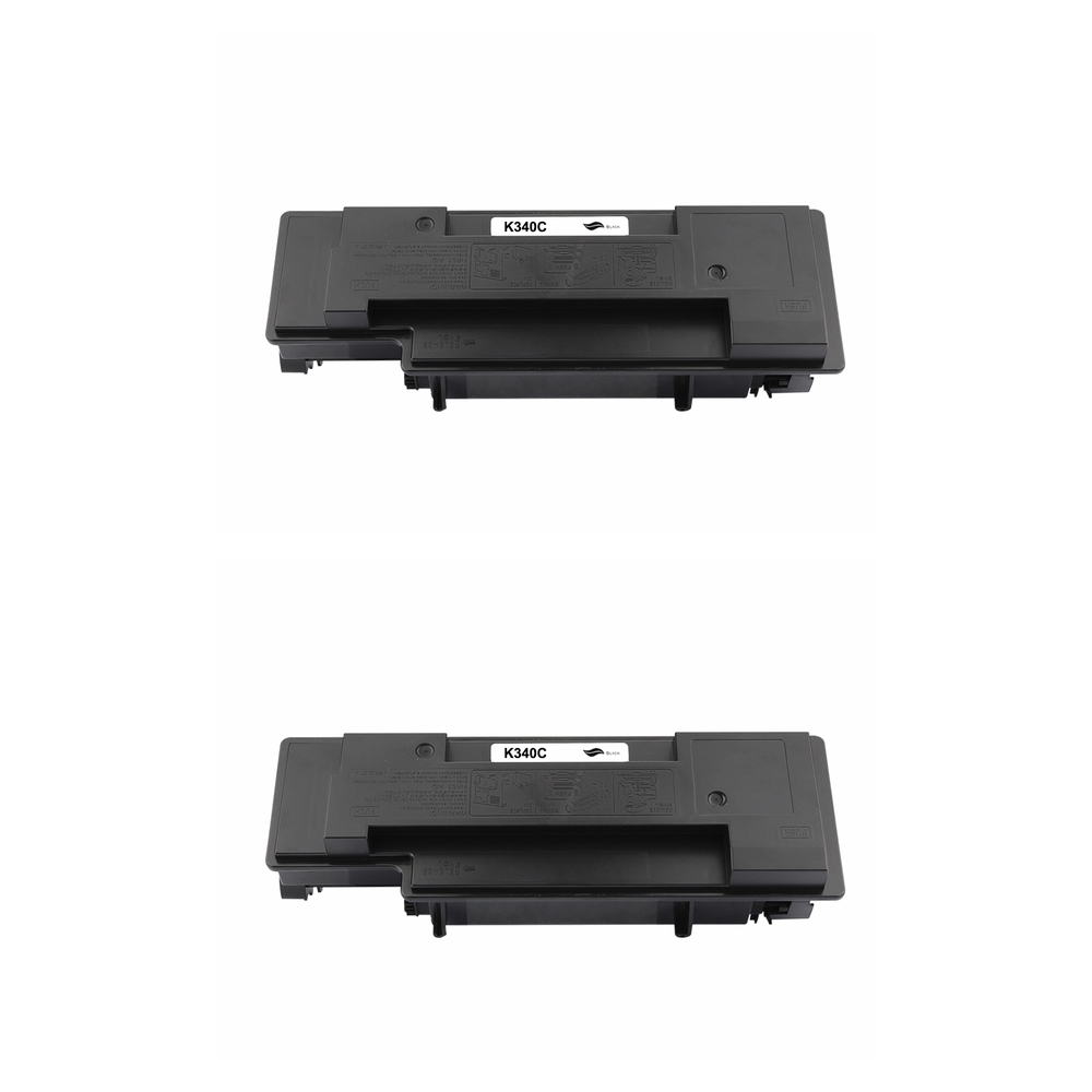 Kompatibel zu Kyocera TK-340 (1T02J00EU0) Toner Black Spar-Set 2 Stk.