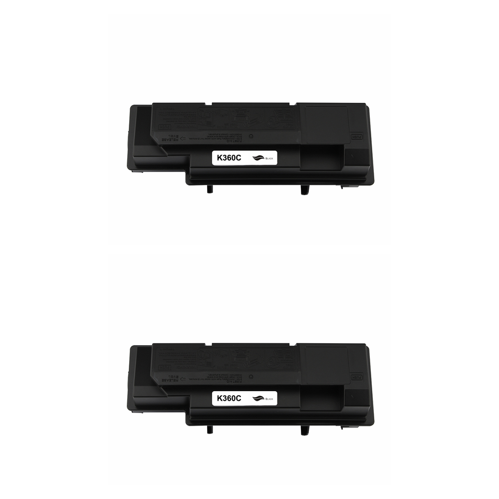 Kompatibel zu Kyocera TK-360 Toner Black Spar-Set 2 Stk.