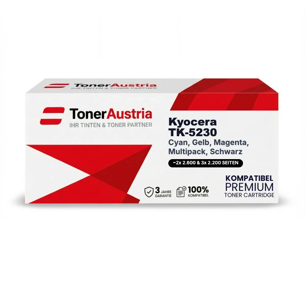 Kompatibel zu Kyocera TK-5230 Toner Spar-Set 5 Stk.