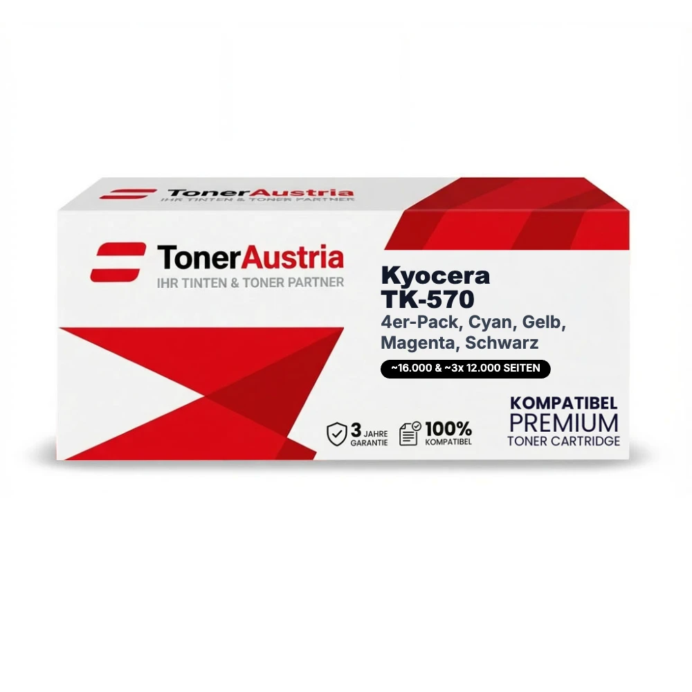 Kompatibel zu Kyocera TK-570 Toner Spar-Set (4 Stk.)