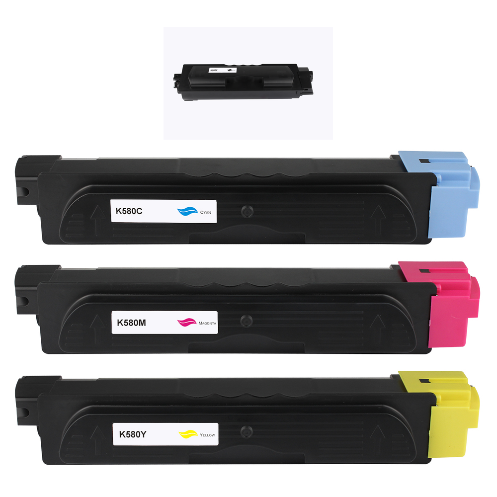 Kompatibel zu Kyocera TK-580 (1T02KT0NL0) Toner Spar Set 4 Stk.