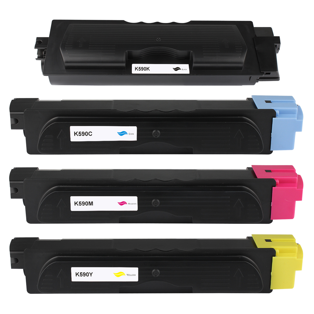 Kompatibel zu Kyocera TK-590 Toner Spar-Set 4 Stk.