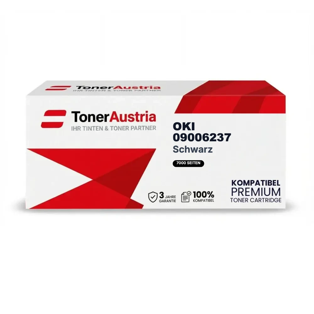 Kompatibel zu OKI 09006237 / 7000 Seiten Toner Schwarz