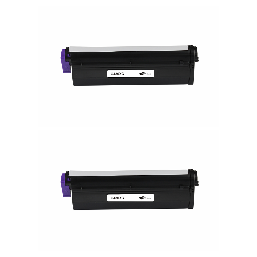 Kompatibel zu OKI-B430 (43979202) Toner Black Spar-Set 2 Stk.