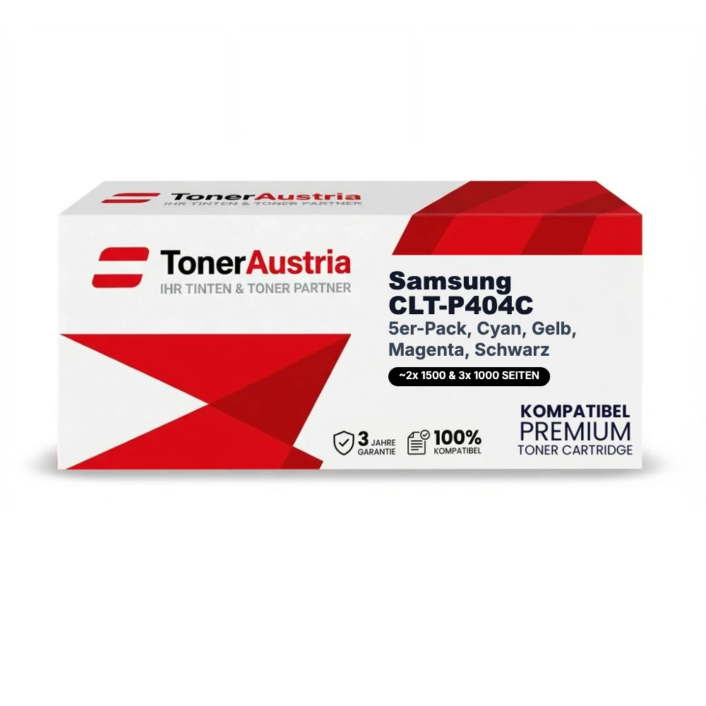 Kompatibel zu Samsung CLT-P404C Toner Spar-Set 5 Stk.